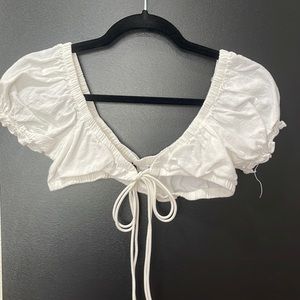 White crop top from SHEIN xs